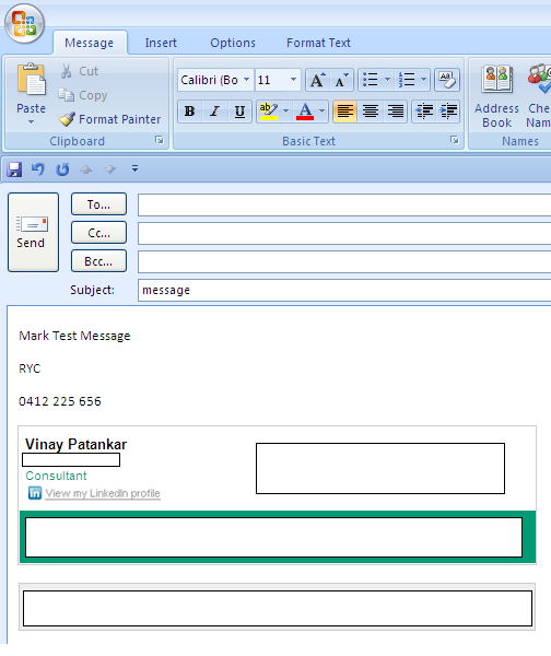 Email Phone Message